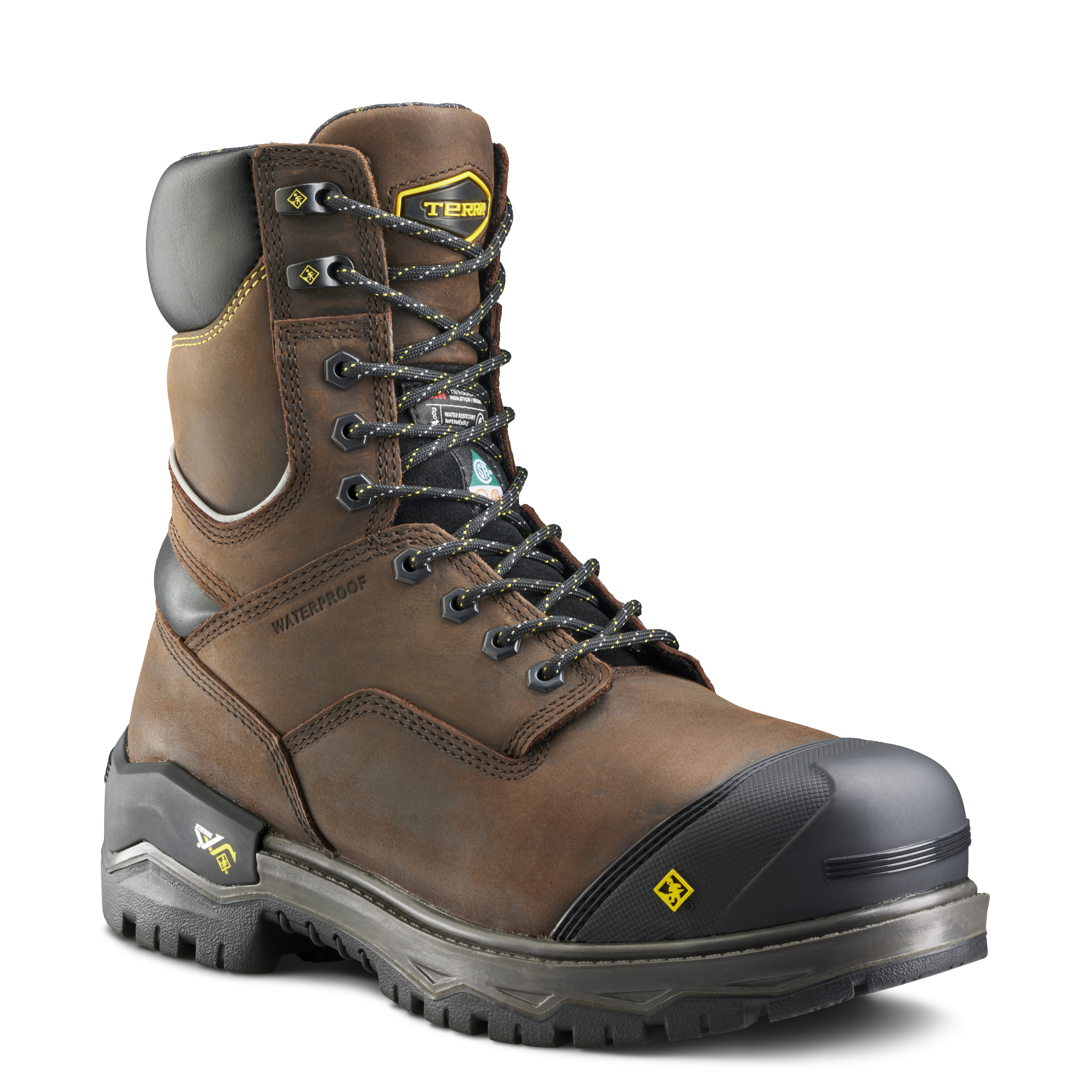 Men s Terra Gantry LXI 400g 8 Waterproof Composite Toe Safety Work Boot Terra Footwear CA